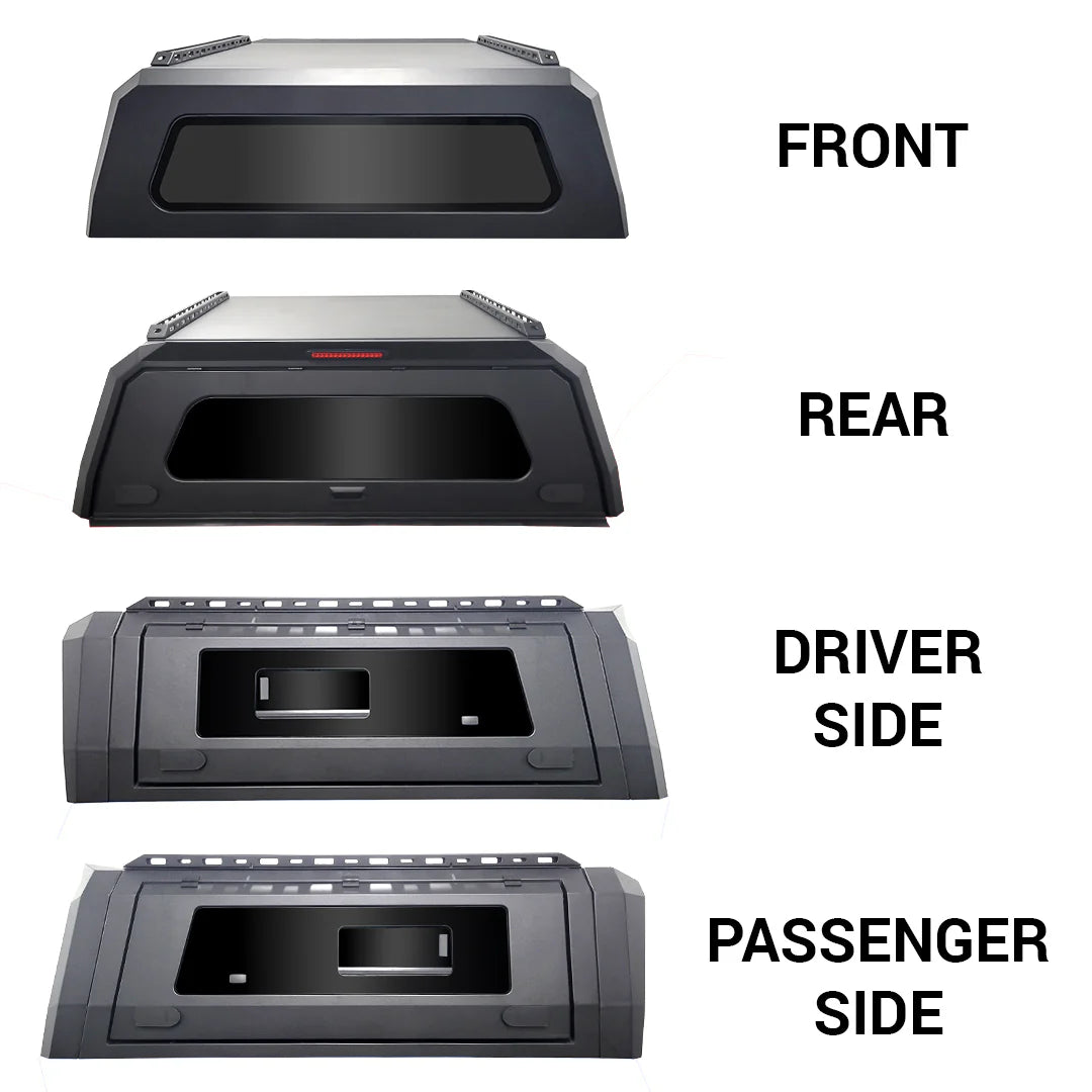 WanderFox Den Truck Topper Models, Toyota Tacoma, 2016-2023, 6 ft Bed